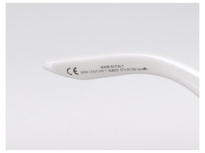 Gafas de sol Christian Dior plástico White Auth BA15749 Blanco - vista 12