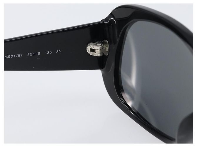 CHANEL Sonnenbrille Kunststoff Black CC Auth BA15678V Schwarz - Ansicht 13