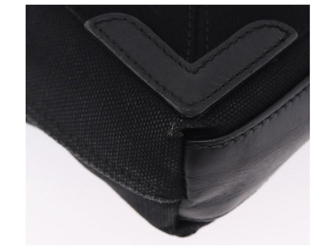 Borsa a mano BALENCIAGA Navy Cabas XS Canvas Black Silver 390346 Auth 201237A Nero Argento - vista 13