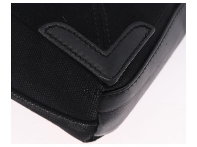 Borsa a mano BALENCIAGA Navy Cabas XS Canvas Black Silver 390346 Auth 201237A Nero Argento - vista 15