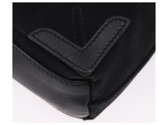 Borsa a mano BALENCIAGA Navy Cabas XS Canvas Black Silver 390346 Auth 201237A Nero Argento - vista 16