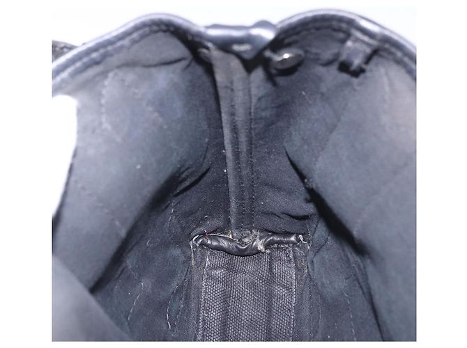 Borsa a mano BALENCIAGA Navy Cabas XS Canvas Black Silver 390346 Auth 201237A Nero Argento - vista 21
