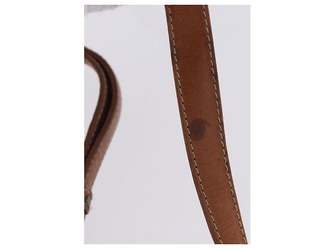 16 Céline Borsa a tracolla CELINE Macadam Canvas PVC Leather Brown Gold Auth 200927 Marrone D'oro - vista 13