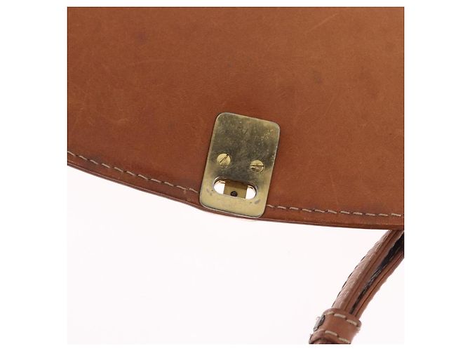 16 Céline Borsa a tracolla CELINE Macadam Canvas PVC Leather Brown Gold Auth 200927 Marrone D'oro - vista 22
