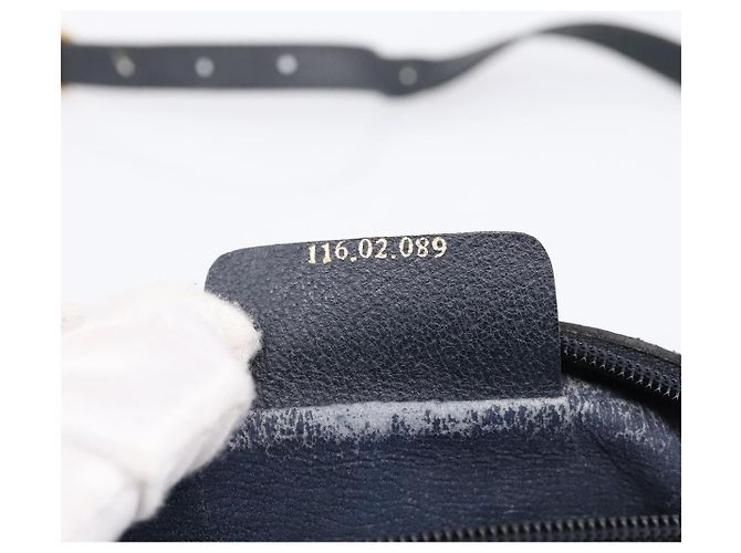 Borsa a tracolla GUCCI GG Supreme Sherry Line PVC Navy Gold 116 02 089 Auth 203358 Blu navy - vista 21