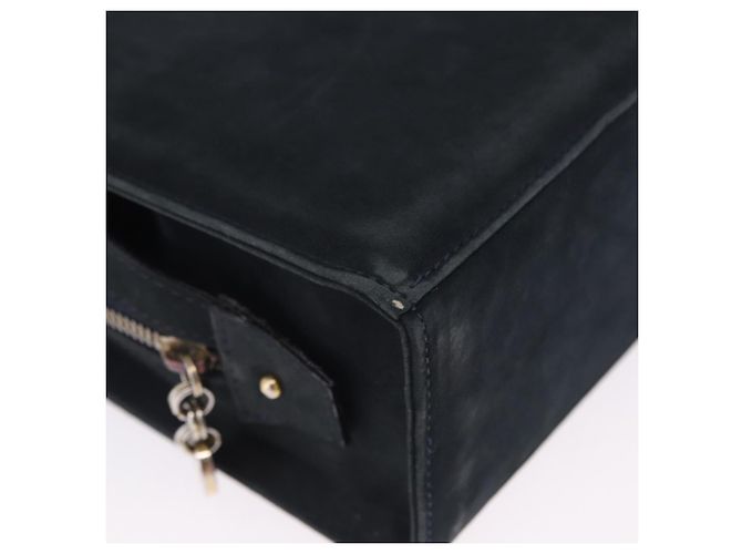 Borsa Salvatore Ferragamo Vala in camoscio 2way nera e oro autentica 202471 Nero D'oro - vista 13
