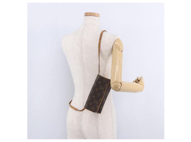 LOUIS VUITTON Monogram Pochette Twin PM Shoulder Bag M51854 LV Auth ti3996 Monogramma - vista 27