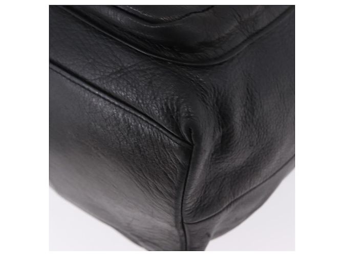 Zaino Gianni Versace in pelle nera e oro Auth BA15406 Nero - vista 11