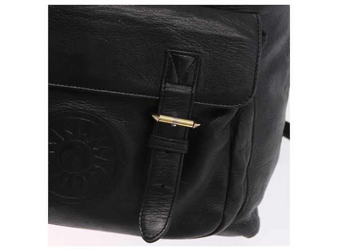 Zaino Gianni Versace in pelle nera e oro Auth BA15406 Nero - vista 16