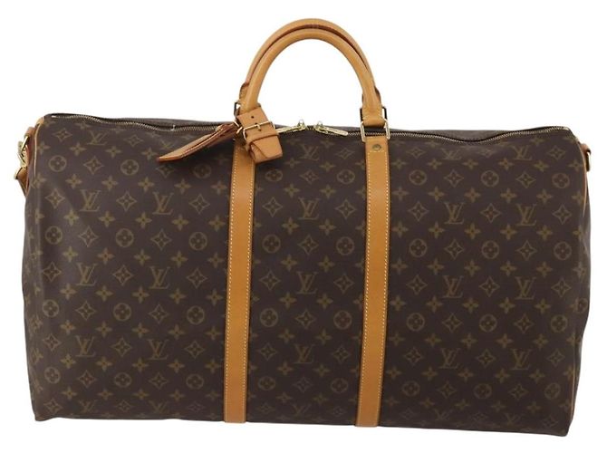 LOUIS VUITTON Monogram Keepall Bandouliere 60 Boston Bag M41412 LV Auth 198999V Monogramma - vista 2