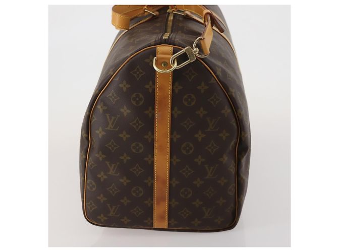 LOUIS VUITTON Monogram Keepall Bandouliere 60 Boston Bag M41412 LV Auth 198999V Monogramma - vista 4