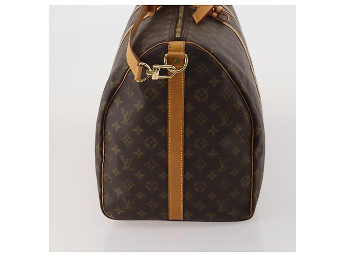 LOUIS VUITTON Monogram Keepall Bandouliere 60 Boston Bag M41412 LV Auth 198999V Monogramma - vista 5