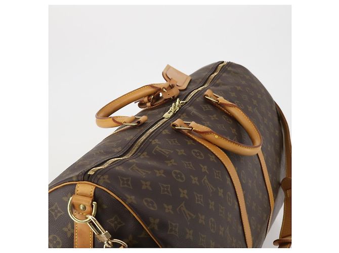 LOUIS VUITTON Monogram Keepall Bandouliere 60 Boston Bag M41412 LV Auth 198999V Monogramma - vista 6