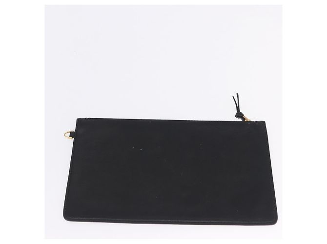 Borsa Cabas MM BOTTEGA VENETA INTRECCIATO in pelle nera 115664 Auth 200843A - vista 22
