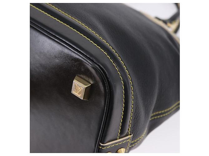 LOUIS VUITTON Suhari Lockit PM Hand Bag Leather Black M91888 LV Auth bs36825V Negro - vista 11