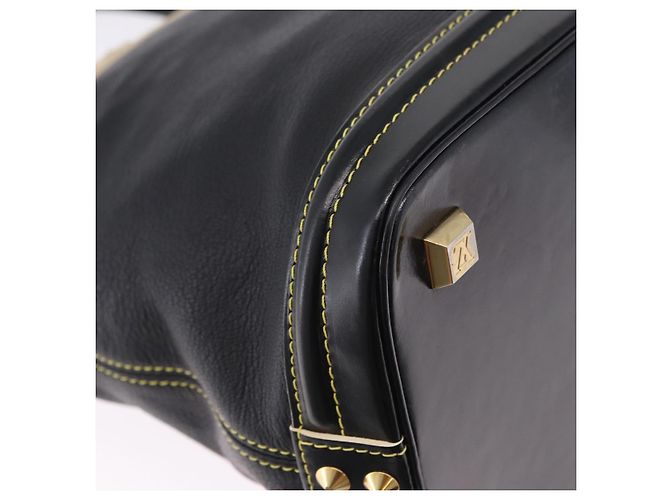 LOUIS VUITTON Suhari Lockit PM Hand Bag Leather Black M91888 LV Auth bs36825V Negro - vista 12