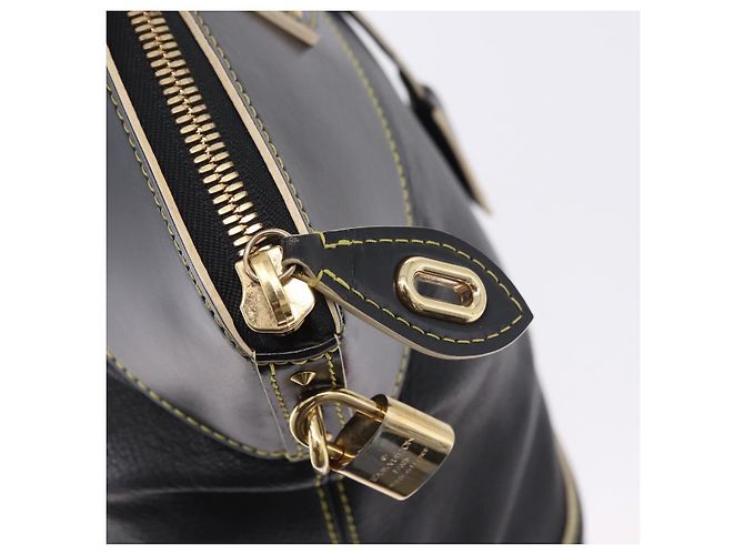 LOUIS VUITTON Suhari Lockit PM Hand Bag Leather Black M91888 LV Auth bs36825V Negro - vista 15