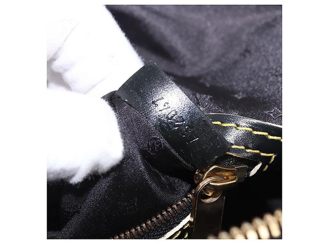LOUIS VUITTON Suhari Lockit PM Hand Bag Leather Black M91888 LV Auth bs36825V Negro - vista 24