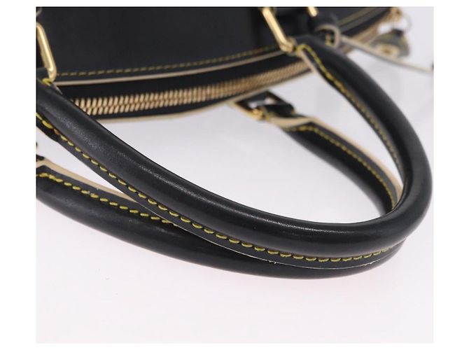 LOUIS VUITTON Suhari Lockit PM Hand Bag Leather Black M91888 LV Auth bs36825V Negro - vista 7