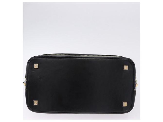 LOUIS VUITTON Suhari Lockit PM Hand Bag Leather Black M91888 LV Auth bs36825V Negro - vista 9
