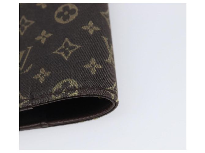 LOUIS VUITTON Monogram Mini Lin Agenda PM Ebene R20916 LV Auth BA15746 Damier ebene - vista 10