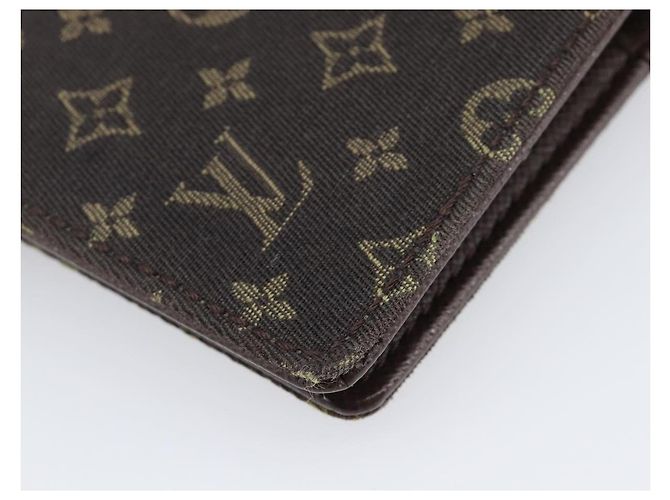 LOUIS VUITTON Monogram Mini Lin Agenda PM Ebene R20916 LV Auth BA15746 Damier ebene - vista 11