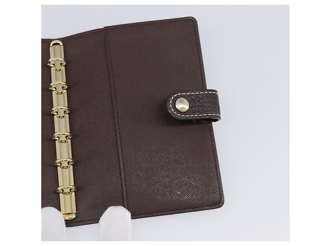 LOUIS VUITTON Monogram Mini Lin Agenda PM Ebene R20916 LV Auth BA15746 Damier ebene - vista 14