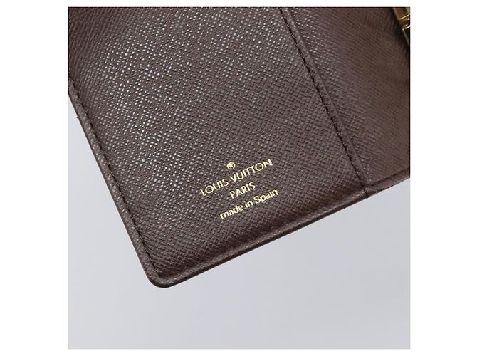LOUIS VUITTON Monogram Mini Lin Agenda PM Ebene R20916 LV Auth BA15746 Damier ebene - vista 16