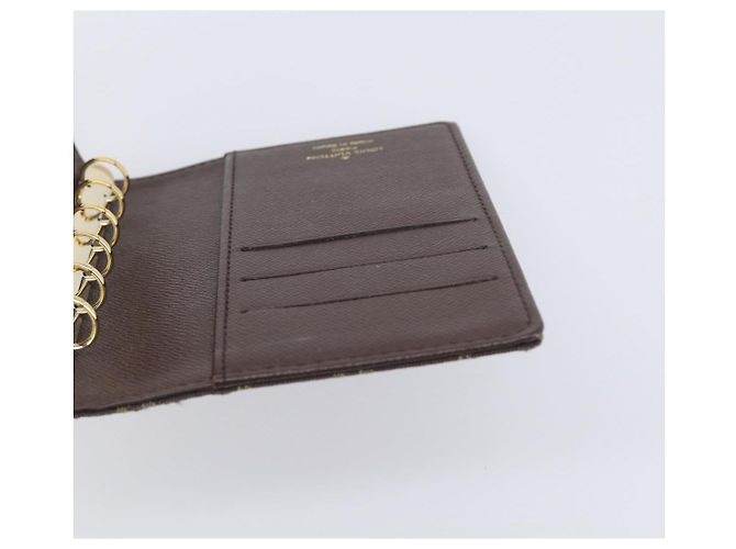 LOUIS VUITTON Monogram Mini Lin Agenda PM Ebene R20916 LV Auth BA15746 Damier ebene - vista 19