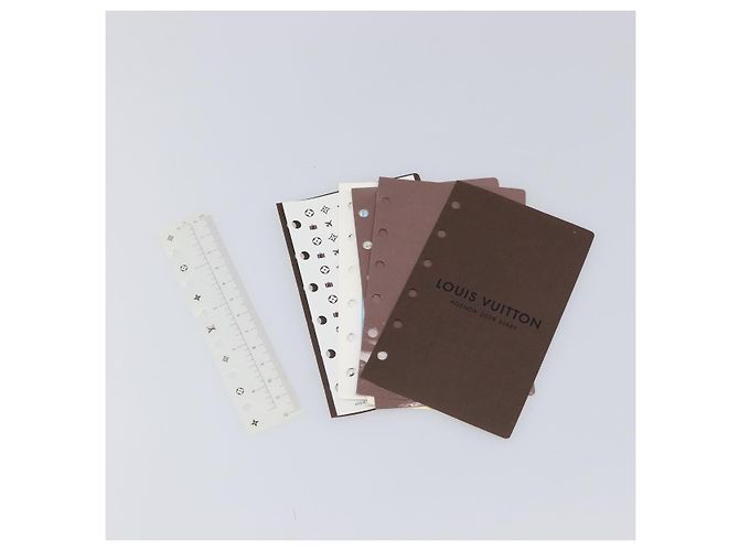 LOUIS VUITTON Monogram Mini Lin Agenda PM Ebene R20916 LV Auth BA15746 Damier ebene - vista 23