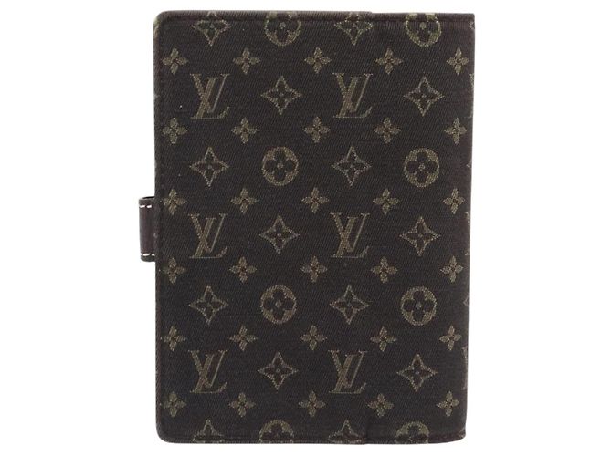 LOUIS VUITTON Monogram Mini Lin Agenda PM Ebene R20916 LV Auth BA15746 Damier ebene - vista 3