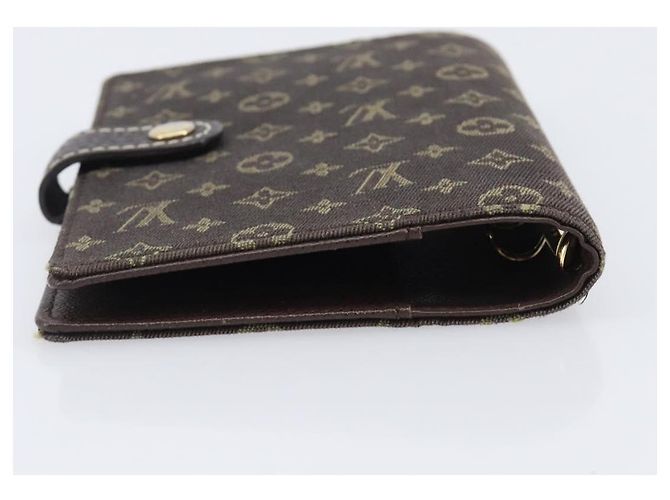 LOUIS VUITTON Monogram Mini Lin Agenda PM Ebene R20916 LV Auth BA15746 Damier ebene - vista 6