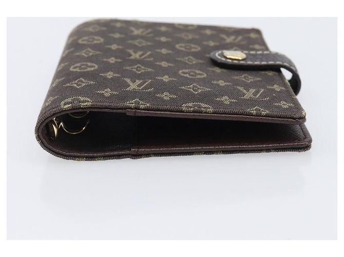 LOUIS VUITTON Monogram Mini Lin Agenda PM Ebene R20916 LV Auth BA15746 Damier ebene - vista 7