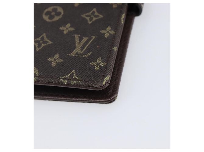 LOUIS VUITTON Monogram Mini Lin Agenda PM Ebene R20916 LV Auth BA15746 Damier ebene - vista 8
