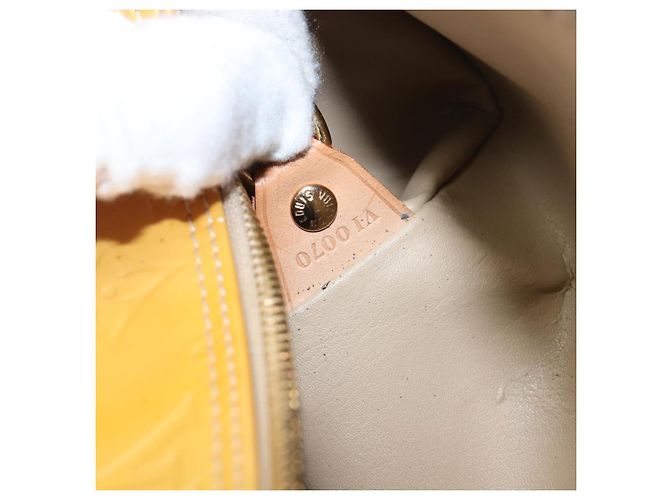 LOUIS VUITTON Monogram Vernis Bedford Hand Bag Beige M91006 LV Auth 201414 - Ansicht 12