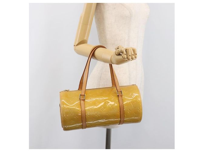 LOUIS VUITTON Monogram Vernis Bedford Hand Bag Beige M91006 LV Auth 201414 - Ansicht 23