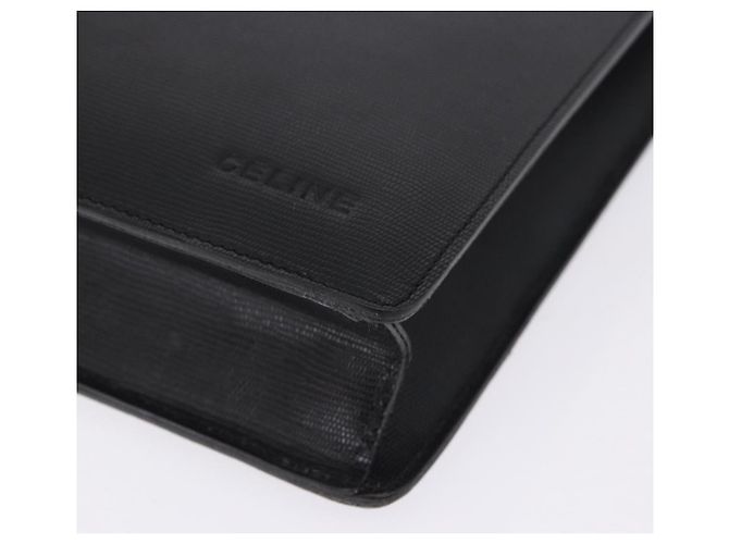 Céline Borsa Business CELINE Pelle Nero Oro Auth bs36942A D'oro - vista 11