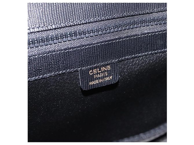 Céline Borsa Business CELINE Pelle Nero Oro Auth bs36942A D'oro - vista 17