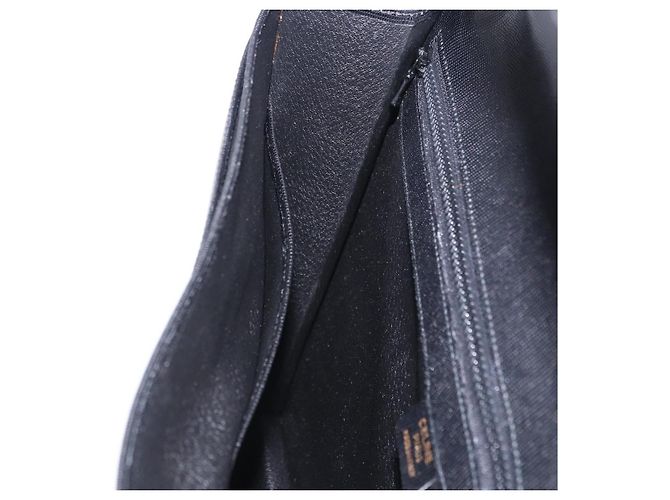 Céline Borsa Business CELINE Pelle Nero Oro Auth bs36942A D'oro - vista 20