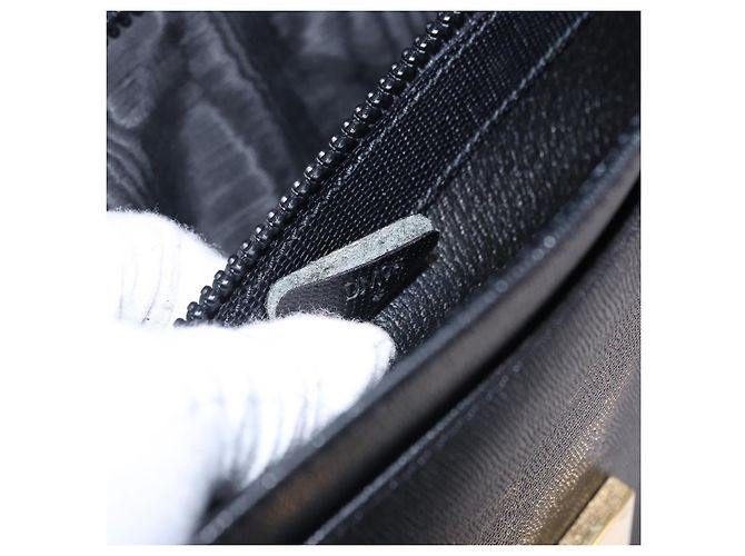 Céline Borsa Business CELINE Pelle Nero Oro Auth bs36942A D'oro - vista 24