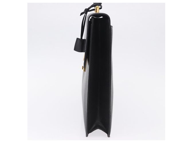 Céline Borsa Business CELINE Pelle Nero Oro Auth bs36942A D'oro - vista 4