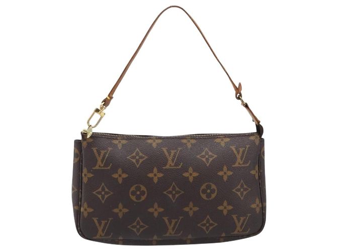 LOUIS VUITTON Monogram Pochette Accessoires Pouch M51980 LV Auth 203031 Monogramma - vista 13