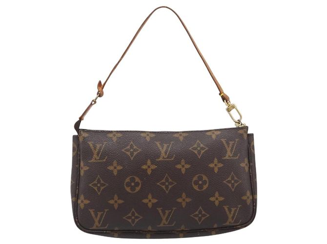 LOUIS VUITTON Monogram Pochette Accessoires Pouch M51980 LV Auth 203031 Monogramma - vista 2
