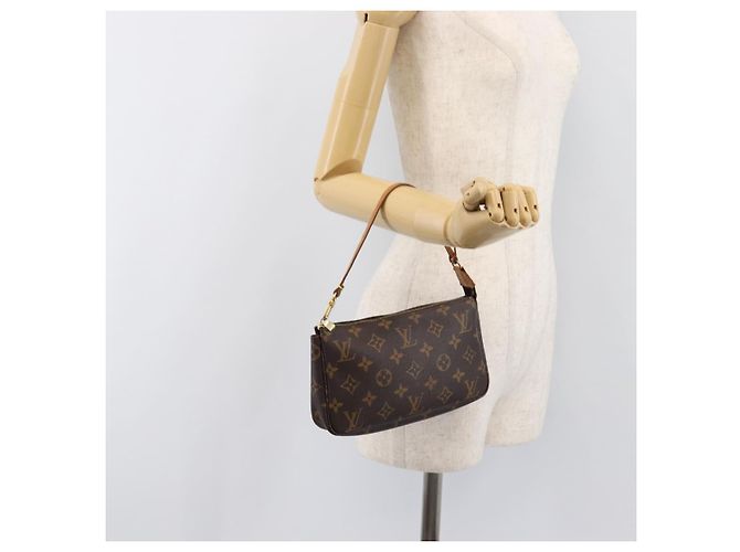 LOUIS VUITTON Monogram Pochette Accessoires Pouch M51980 LV Auth 203031 Monogramma - vista 22