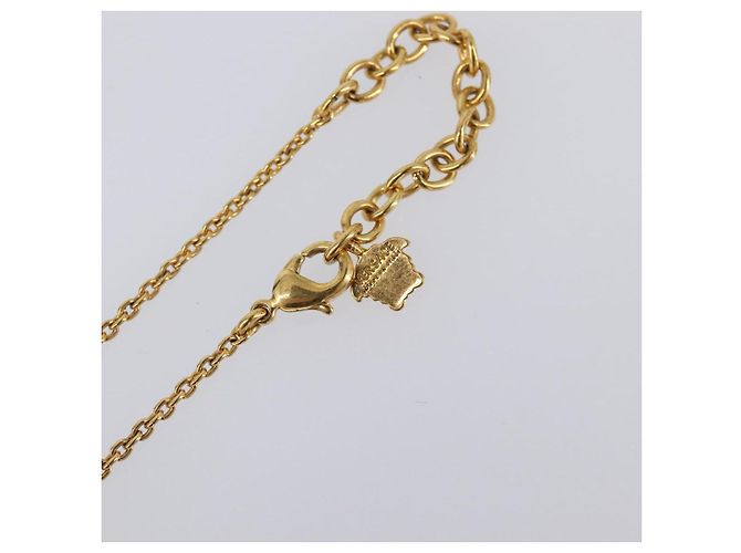 Colar Medusa VERSACE Metal Tom Dourado Auth SW2838V - vista 17