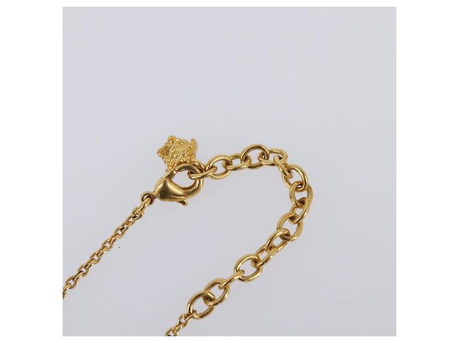 Colar Medusa VERSACE Metal Tom Dourado Auth SW2838V - vista 8