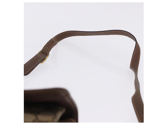 Borsa a tracolla GUCCI GG Supreme Web Sherry Line PVC Beige 904 02 084 Auth ka6093 - vista 12