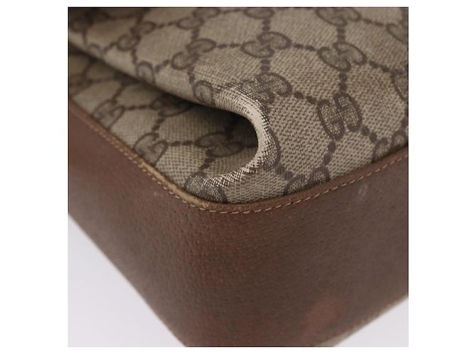 Borsa a tracolla GUCCI GG Supreme Web Sherry Line PVC Beige 904 02 084 Auth ka6093 - vista 19
