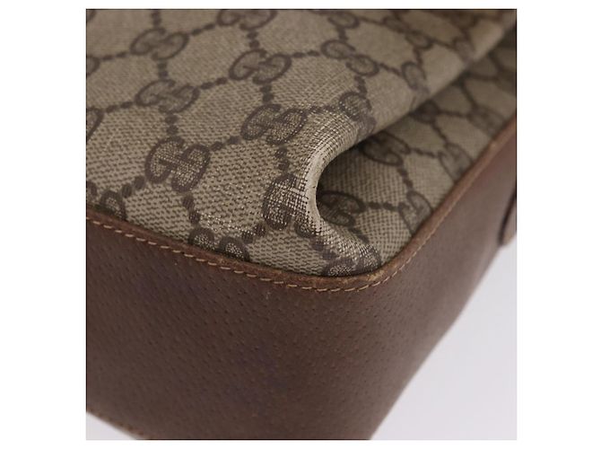 Borsa a tracolla GUCCI GG Supreme Web Sherry Line PVC Beige 904 02 084 Auth ka6093 - vista 20