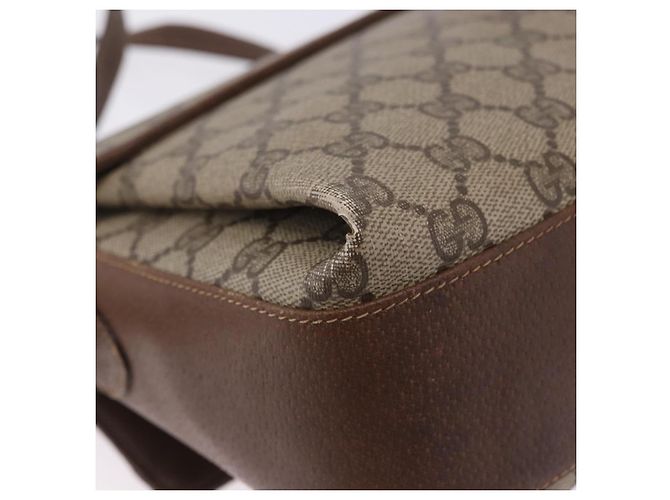 Borsa a tracolla GUCCI GG Supreme Web Sherry Line PVC Beige 904 02 084 Auth ka6093 - vista 21